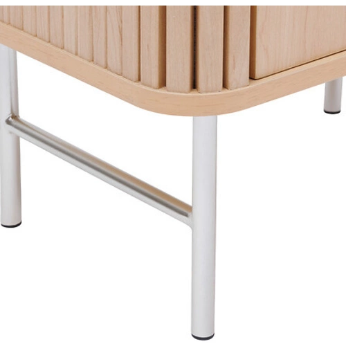 Koupelnová skříňka stojací Liora úzká 45 cm přírodní se zásuvkou moderní 5five simply smart