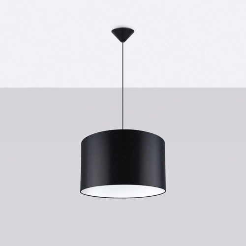 Závěsné svítidlo NOVA 40 černé, nastavitelné, minimalistické do obýváku a jídelny