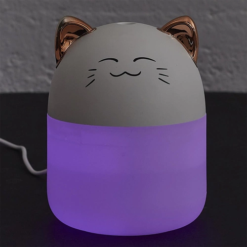 Vlhčič vzduchu Kočka LED