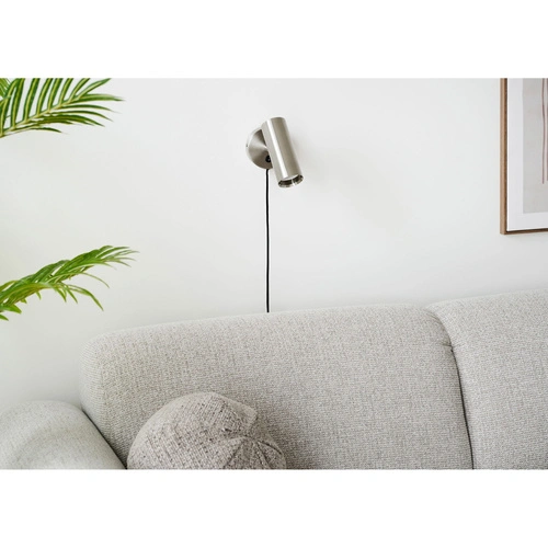 Nástěnné svítidlo Paris stříbrné moderní nastavitelné do obýváku