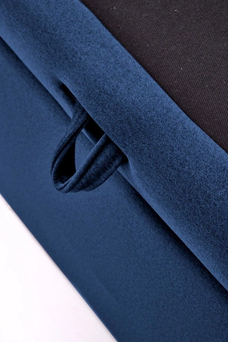 Čalouněná postel Renji 160x200 modrá s úložným prostorem moderní do ložnice