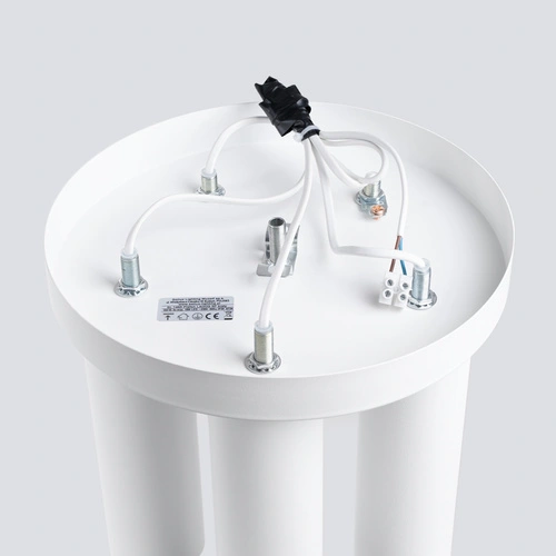 Moderní bílý stropní plafon LAGOS 5P SOLLUX do obýváku, ložnice a chodby