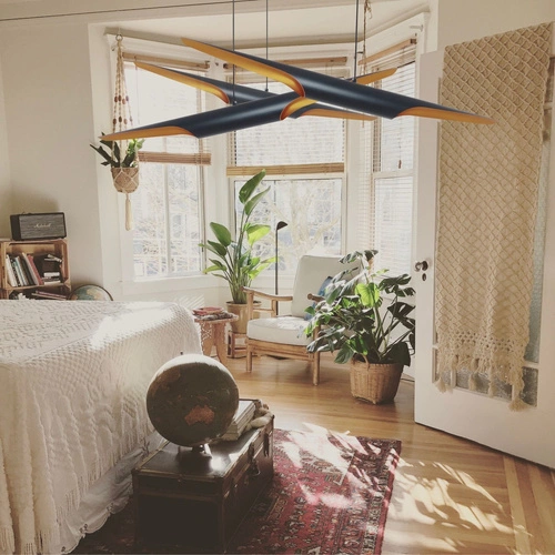 Moderní závěsné svítidlo BLACK TUBE černo-zlaté 100 cm do obýváku a nad stůl