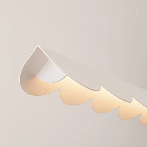 Závěsné LED svítidlo BISCUIT moderní béžové s nastavitelnou výškou do obývacího pokoje, kuchyně a jídelny