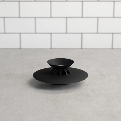 Silikonová zátka do dřezu Umbra Flex černá univerzální do koupelny a kuchyně 10 cm