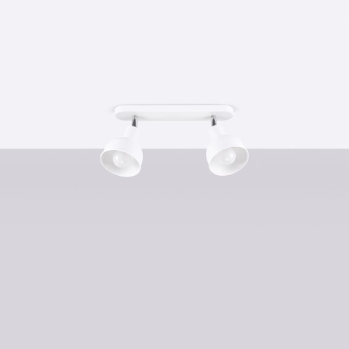 Stropní svítidlo ELBA 2 bílý kovový loftový do obýváku a ložnice SOLLUX LIGHTING