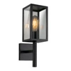 Venkovní nástěnné svítidlo Hosta  zahradní lampa top 19x38cm tyč černá 1x60W E27 IP44