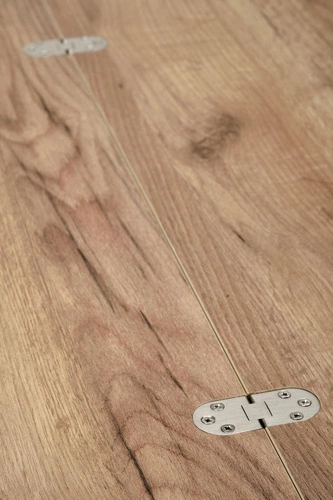 Rozkládací jídelní stůl Nalma Intesi 80–160 cm moderní čtvercový přírodní dub