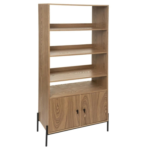 Simon moderní knihovna do obýváku a ložnice v holandské dýze jasanu Atmosphera