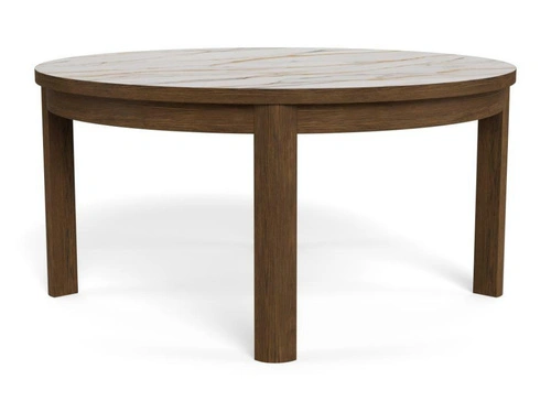 Konferenční stolek Southampton Actona kulatý moderní krémový do obýváku