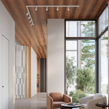 Stropní svítidlo, 8 bodů, 3fázový kolejnicový systém, RING bílá