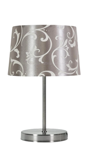 Stolní lampa Arosa 1x40W E14 šedá