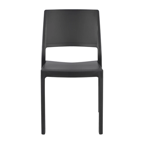 Zahradní plastová židle Kate SCAB Design antracit, stohovatelná, snadno čistitelná