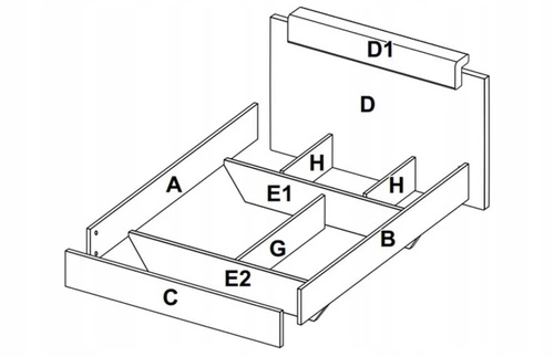 Postel do ložnice Tissa 180x200 moderní s čelem dub craft bílá skandinávský styl