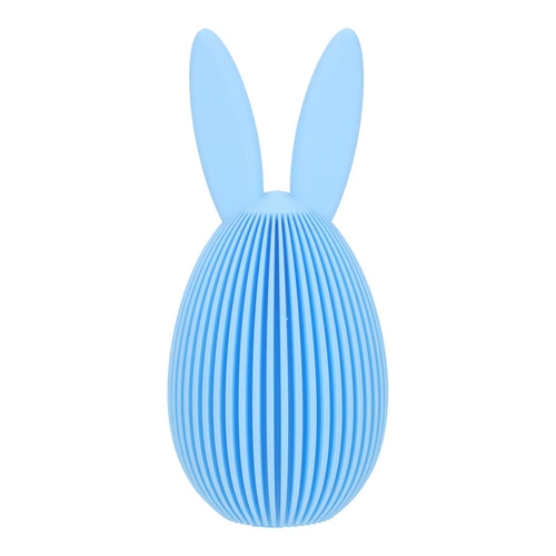 Intesi sada 2 velikonočních dekoračních vajec oválných na stůl do obýváku modrá tyrkysová