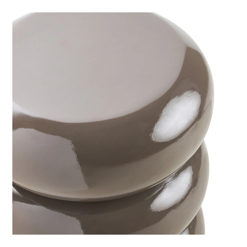 Konferenční stolek Rosolina hnědý kulatý moderní do obývacího pokoje