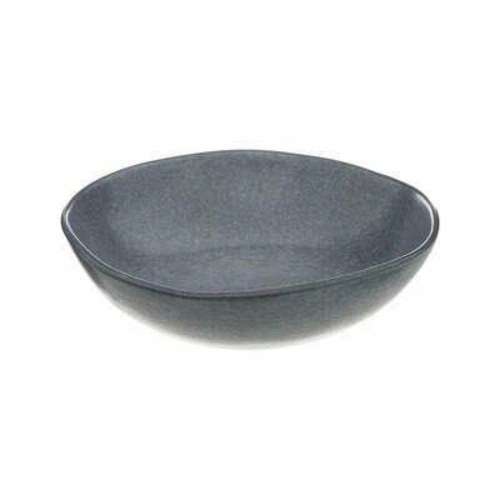 Hluboký talíř Spring 19 cm modrý keramický na polévku do kuchyně do myčky