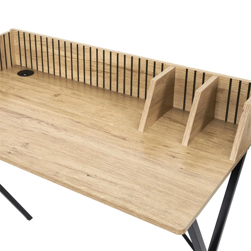 Psací stůl loftový Klaus přírodní 90 cm moderní na práci a studium Intesi
