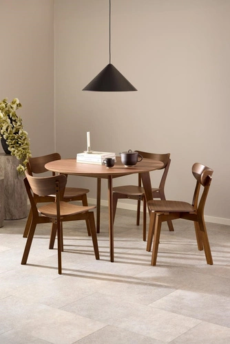 Actona Roxby dřevěná jídelní židle ořech moderní