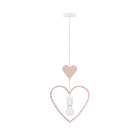 Závěsná lampa hh 1x20W E27 iq kids pink