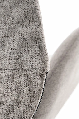 Ergonomická otočná kancelářská židle Calf světle šedá na kolečkách moderní do kanceláře Intesi