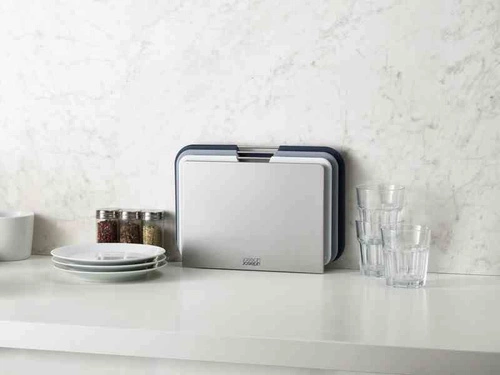 Sada 3 desek M Nest, šedá