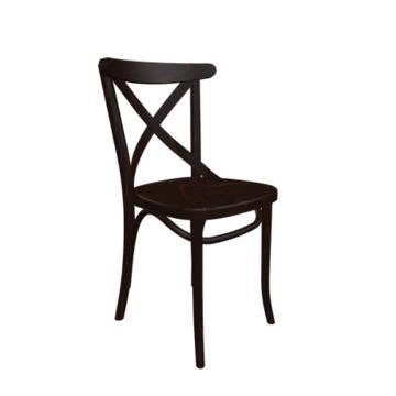 Dřevěná jídelní židle Fameg A-8810/2 hnědá buková moderní rustikální