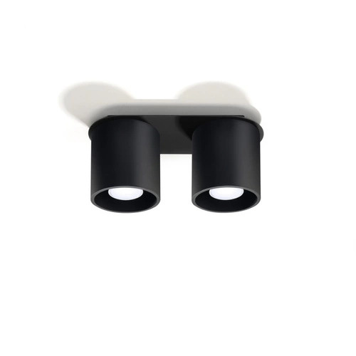 Stropní svítidlo Orbis 2 černé moderní kovové do obýváku kuchyně ložnice Sollux