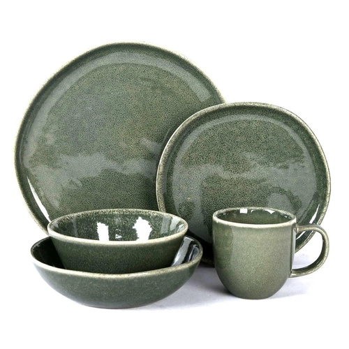 Keramická miska na polévku Black Forest 15 cm zelená moderní do kuchyně vhodná do myčky