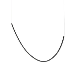 Moderní LED lustr ALVAR 1 černý nad stůl do obýváku a jídelny Thoro