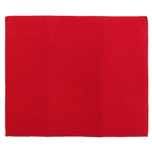 Intesi červená mikrovláknová odkapávací podložka na nádobí na kuchyňskou linku 48x40 cm kompaktní