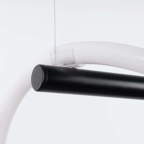 Moderní závěsné svítidlo GALAKSE 84 černé LED s nastavitelnou výškou do obývacího pokoje a jídelny Thoro