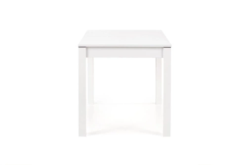 Rozkládací jídelní stůl Rocco Intesi bílý moderní pro 4–6 osob 118–158 cm