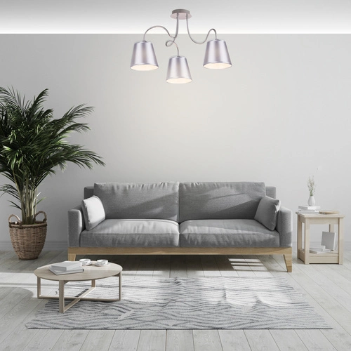 Závěsné svítidlo Luk moderní chromové 3ramenné do obýváku a jídelny CANDELLUX