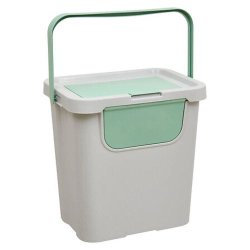 Třídicí odpadkový koš 24L 5five simply smart kuchyňský a koupelnový zelený/šedý