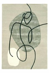 Moderní vlněný koberec Leia Beige 200x300 cm do obýváku a ložnice ručně tkaný Carpet Decor