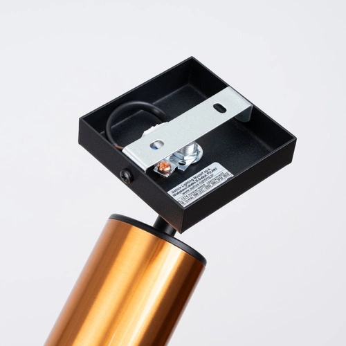 Nástěnné svítidlo WINX černé měď moderní nastavitelné kovové do ložnice a obýváku SOLLUX