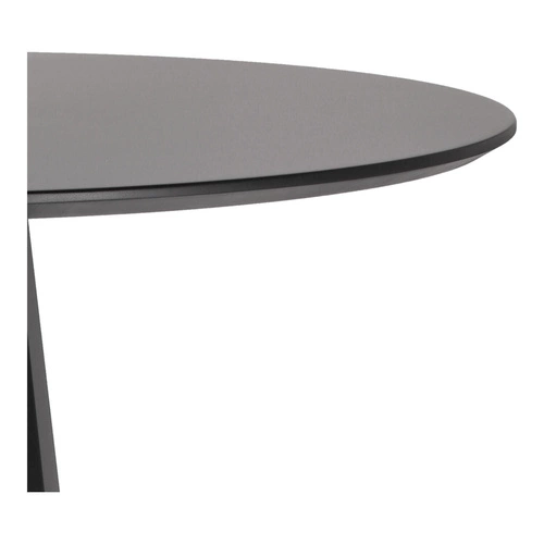 Kulatý jídelní stůl Florero 80 cm černý moderní na jedné noze do jídelny a obýváku