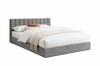 Čalouněná postel Lexington 160x200 šedá s úložným prostorem do ložnice