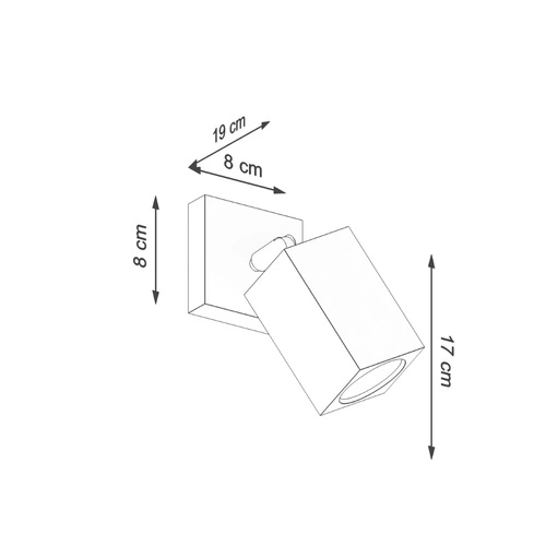 Dřevěné nástěnné svítidlo KEKE dub moderní do obýváku a ložnice Sollux Lighting