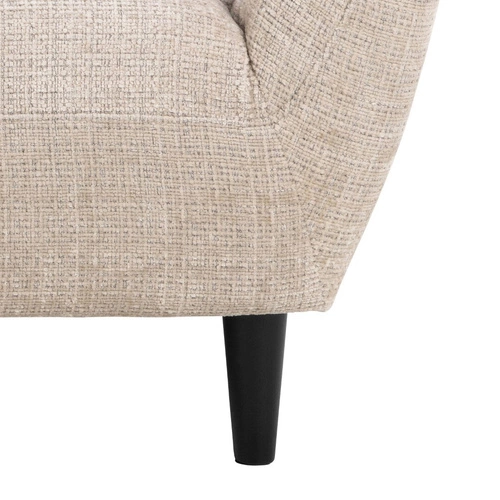 Moderní béžová třímístná pohovka Ria Actona s prošíváním do obývacího pokoje pohodlná látka