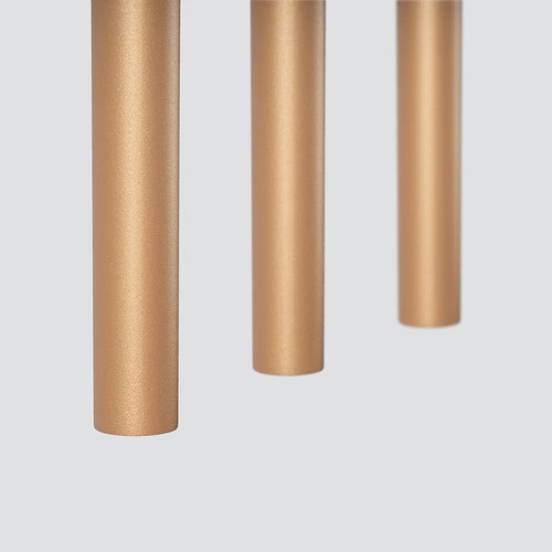 Závěsné svítidlo Pastelo 3L zlaté moderní do obýváku a jídelny kovové tříramenné