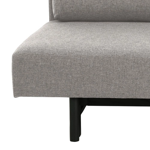 Rozkládací pohovka Malling světle šedá 2místná skandinávská do obýváku s funkcí spaní