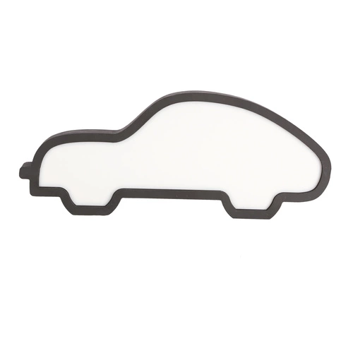 Dětská noční LED lampička Car černá moderní dekorativní MDF 35 cm