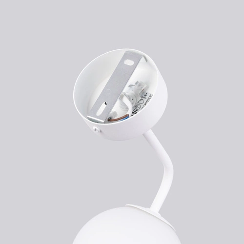 Nástěnné svítidlo ASTRAL 1 bílé moderní skleněné do obýváku a ložnice SOLLUX LIGHTING