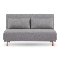 Rozkládací pohovka Marlow 2 šedá skandinávská s funkcí spaní do obýváku a studentského pokoje