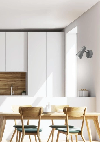 Nástěnné svítidlo Picardo stříbrné kovové moderní nastavitelné do obýváku a ložnice CANDELLUX