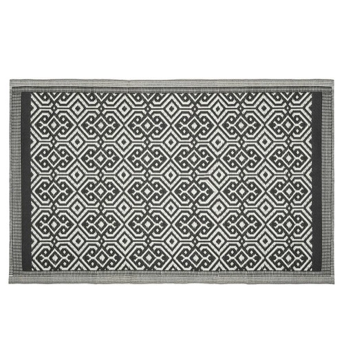 Venkovní moderní koberec Atmosphera černý 120x180 snadno čistitelný na terasu