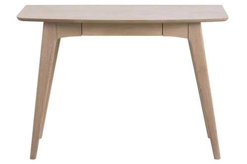 Skandinávský dřevěný psací stůl Woodstock s šuplíkem, moderní, 105 cm