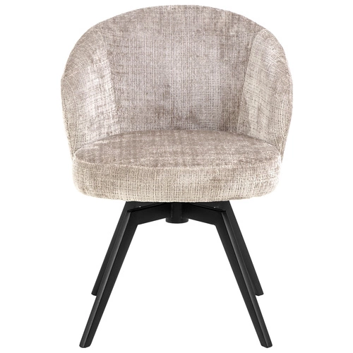 Jídelní čalouněná židle s područkami Darlene Actona béžová na kovových nohách